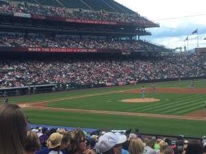 Foul ball territory