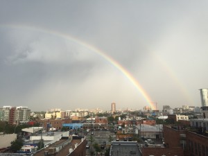 And a double rainbow!